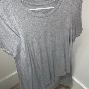 Gray Nursing Top from A Pea in the Pod Maternity